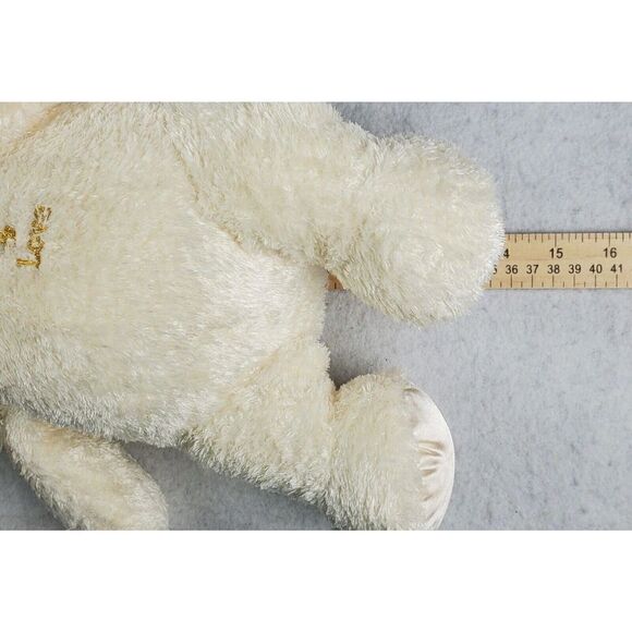 Vintage Toys R Us Animal Alley Teddy Bear With Wings Angel Cream Plush Soft 14" - Picture 8 of 11